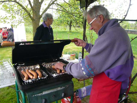 Alfred der Grillmeister in seinem Element