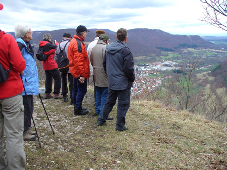 Eckfelsen Aussicht auf Unterhausen, Pfullingen
