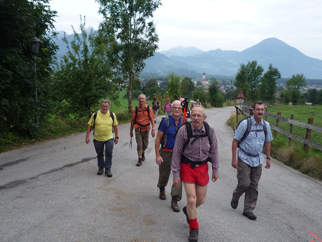 Beim Start ins Kaisertal.