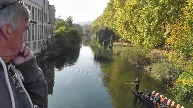 Blick auf Neckar und Socherkahn.