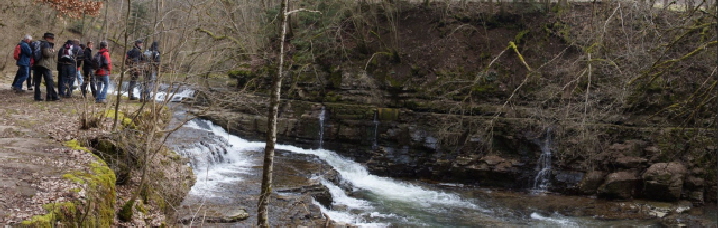 Panorama in der Klamm