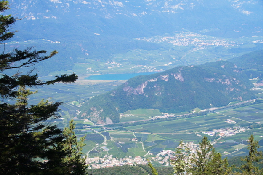 Ein herrlicher Blick auf den Kalterer See