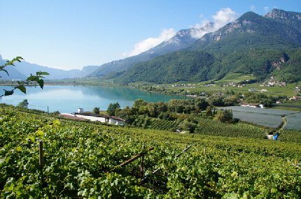 Rückblick auf den Kalterer See