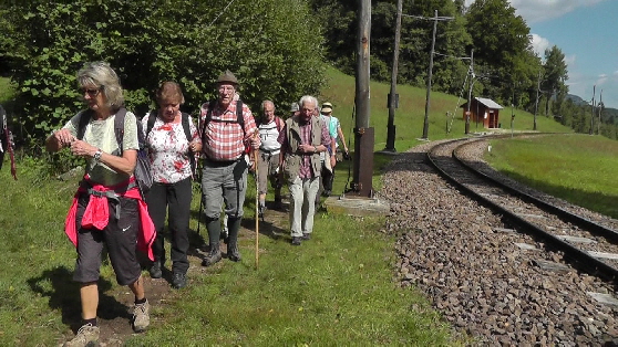 Entlang der Bahnstrecke nach Oberbozen