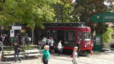 Die alte Bahn von Klobenstein ...