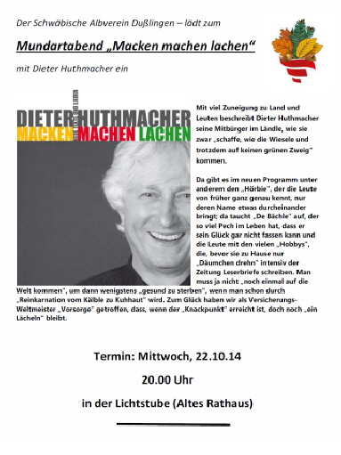 Werbeplakat