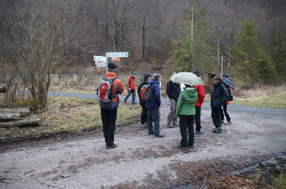 Kurzer Schauer am Fuße des Bettelwegs