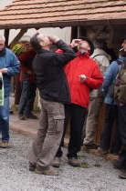 Rudi und Frieder in Einheitspose