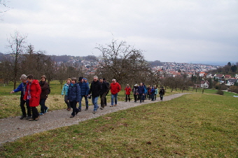 Die andere Seite von Wannweil - Kusterdingen entgegen